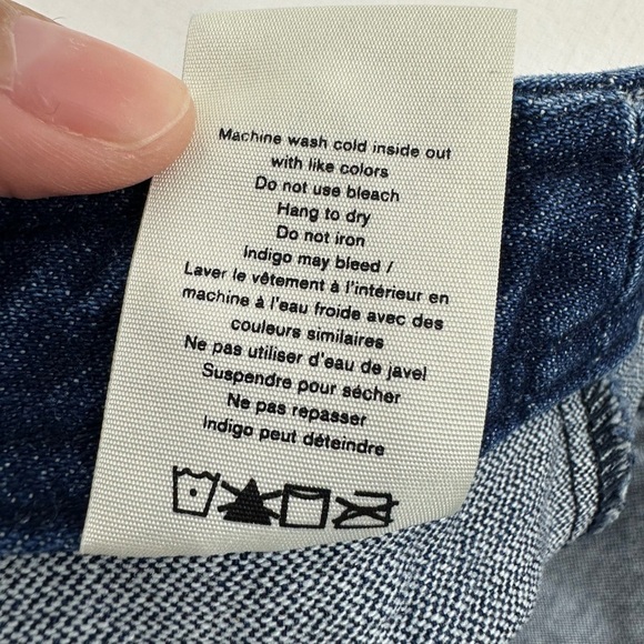 Rag and bone marcy racer denim mini skirt size 25 - Picture 9 of 12